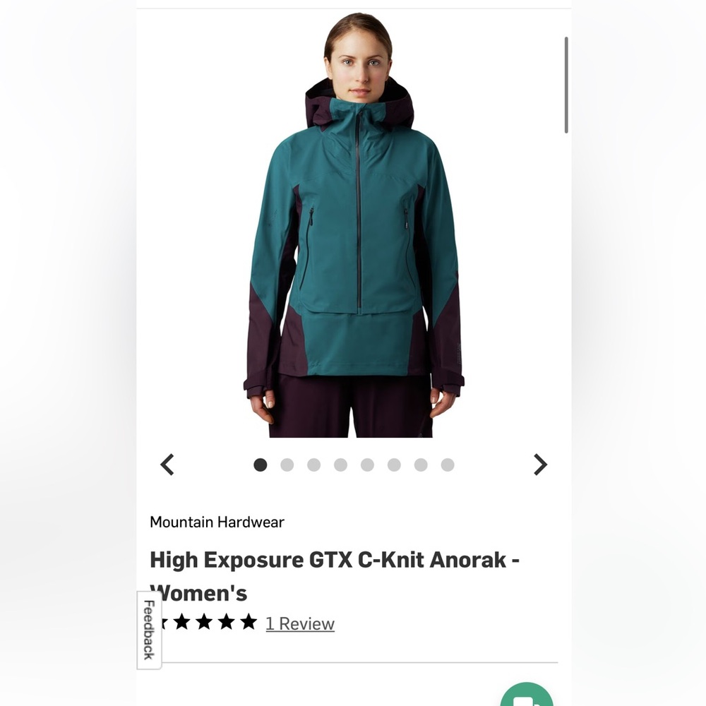 Goretex Cknit ski shell